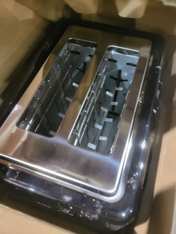 Photo 1 of 2 Slice Toaster, Retro Bread Toaster with LED Display, Extra Wide Slots Toasters with 6 Bread Shade Settings, Bagel, Cancel, Defrost Function, Stainless Steel with High Lift Lever, Removal Crumb Tray