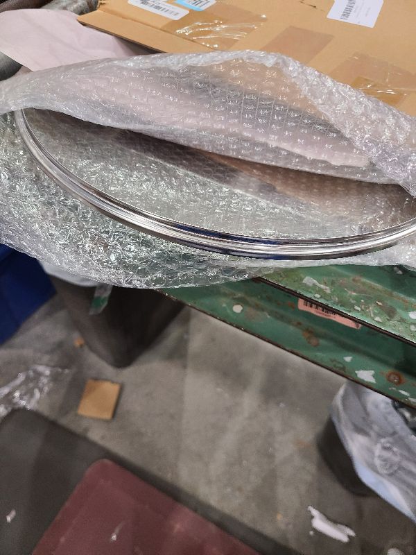 Photo 1 of 14 Inch Pan Lid, 14'' Frying Pan Lids, Tempered Glass Cast Iron Lid for Skillets, Fry Pan, Wok Pot (14 inch)