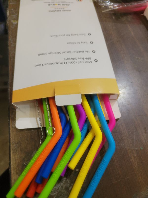 Photo 1 of 15 FITS ALL TUMBLERS STRAWS - Reusable Silicone Straws for 30 and 20 oz Yeti - Flexible Easy to Clean + 2 Cleaning Brushes - BPA Free, No Rubber Taste Drinking - Best Value for Money Pack