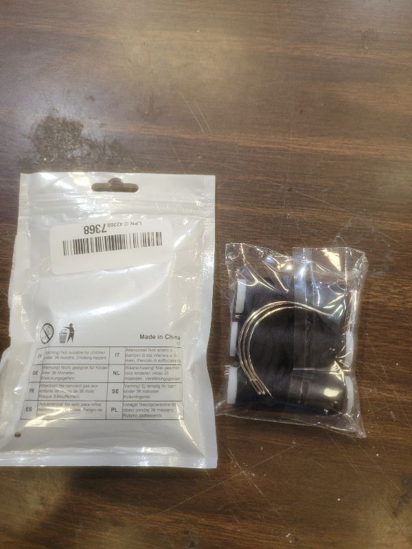 Photo 1 of 12pcs Hair Needle and Thread Set 9Pcs Curved Needle with 3Pcs Black Threads Hair Extension Tools for Making Wig Sewing Needles and Thread for Hand Sewing Hairs Weave Extension Canvas Repair