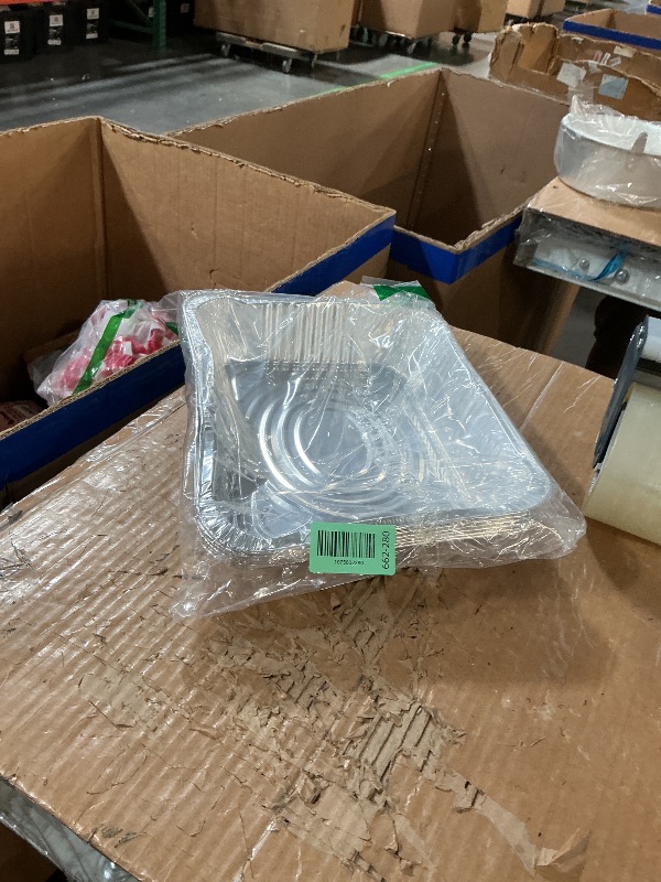 Photo 1 of ***STOCK IMAGE FOR REFERENCE***
Aluminum Pans No Lids 9x13 [6Sets]- Half Size Tin Foil Disposable Pans For Baking, Roasting, Cake Serving Dishes, Catering Supplies, Steam Table Chafing