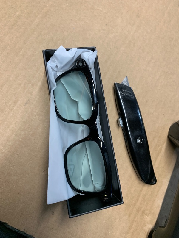 Photo 1 of ***FACTORY SEALED - OPENED FOR INPSECTION***Ai Smart Glasses with Camera, 4K 8MP HD Photo and Video Recording with Real-Time Translation/Object Recognition/AI Voice Q&A/Recording, Calls and Music, UV & Blue Light Protection, Photochromic lens