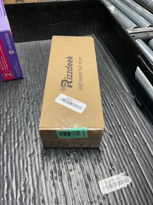 Photo 1 of ***FACTORY SEALED***
Rizzdeek Dries Hair Quickly 500 Million Ion Hair Dryer with LifetimeWarranty, Low Noise 160,000 RPM Professional High Speed Blow Dryer with Thermo-Control, Gifts for Women for Home and Travel, Black