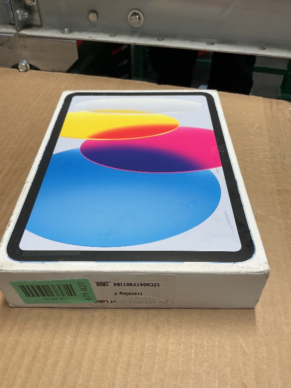 Photo 1 of ***MISSING CHARGERApple iPad 11-inch: A16 chip, 11-inch Model, Liquid Retina Display, 128GB, Wi-Fi 6, 12MP Front/12MP Back Camera, Touch ID, All-Day Battery Life — Blue