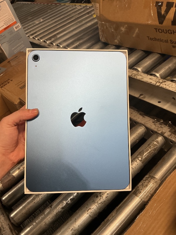 Photo 1 of ***MISSING CHARGERApple iPad 11-inch: A16 chip, 11-inch Model, Liquid Retina Display, 128GB, Wi-Fi 6, 12MP Front/12MP Back Camera, Touch ID, All-Day Battery Life — Blue