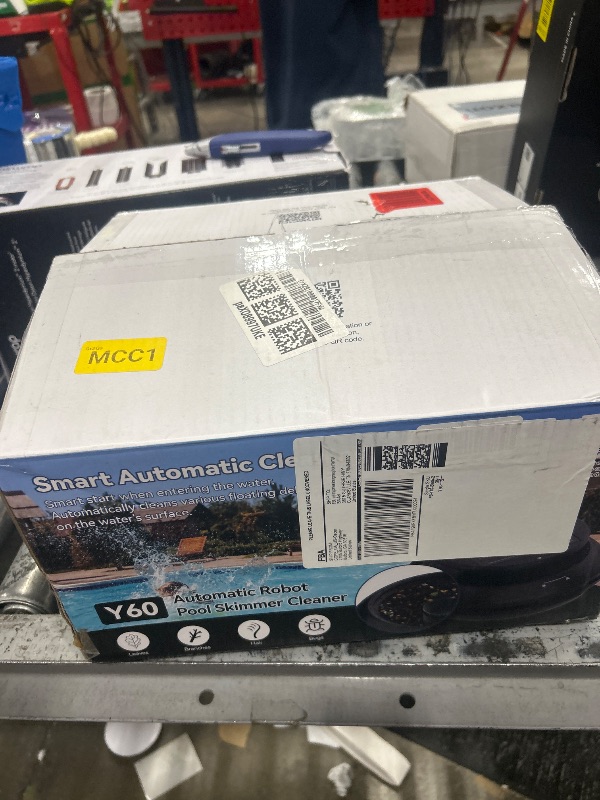 Photo 1 of ***PARTS ONLY , NON FUNCTIONAL ** Cordless Solar Pool Skimmer - 2026 Automatic Robotic Pool Surface Cleaner with 360° All-Around Intake, Dual Charging, 12H Deep Cleaning for In-Ground & Above Ground Pools