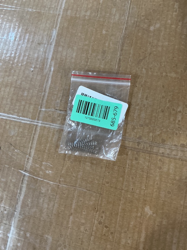 Photo 1 of ** missing one **
uxcell Compression Spring, 5Pcs 304 Stainless Steel, 5mm OD, 0.4mm Wire Size, 30mm Free Length, Silver Tone