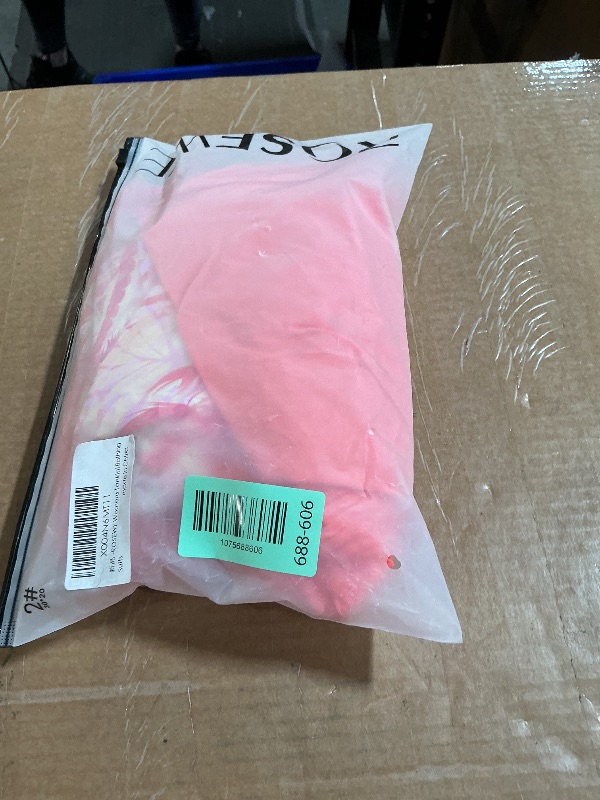 Photo 1 of ****STOCK PHOTO FOR REFERENCE ONLY*** ROSEWE Womens Tankini Bathing Suits, Two-Piece Smocked Swim Dress, Print Swimsuits with Board Shorts Coral medium