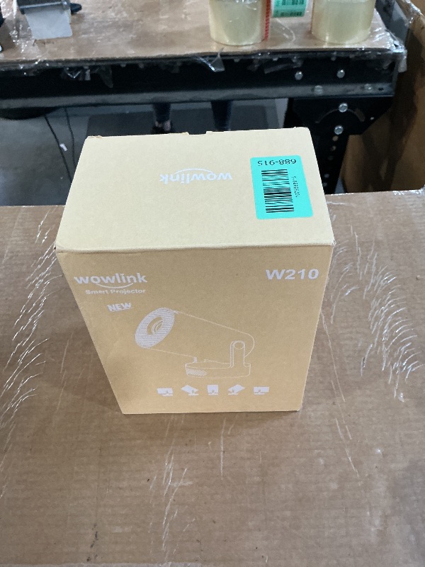 Photo 1 of [Built-in Apps & 2026 Upgraded] Mini Projector with WiFi 6 and Bluetooth 5.4 Support 4K 1080P Auto Keystone 180° Rotatable Projector Portable Compatibile with HDMI/TV Stick/Memory Stick/Laptop, White