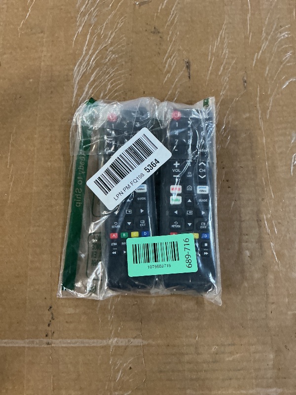 View 2 of ?Pack of 2? New Universal Remote for All Samsung TV Remote, Replacement Compatible for All Samsung Smart TV, LED, LCD, HDTV, 3D, Series TV