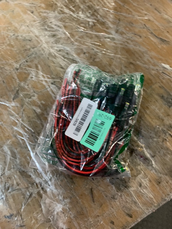 Photo 1 of (Real 18AWG) 10 Pairs 12V 5A DC Power Pigtail Barrel Plug Connector Cable, 2.1mm x 5.5mm Male Female DC Pigtail Connectors for CCTV Security Camera and 12V Power Supply Adapter by MILAPEAK