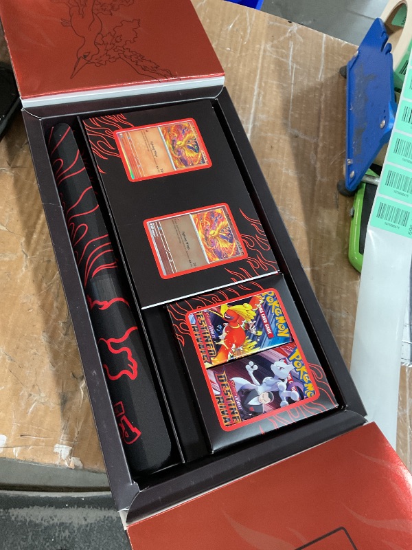 View 2 of ***MISSING EX CARDS***Pokémon TCG: Team Rocket's Moltres ex Ultra-Premium Collection