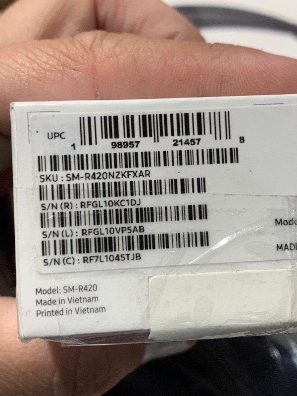 Photo 1 of ***FOR PARTS ONLY***SAMSUNG Galaxy Buds 3 FE (2025) True Wireless Bluetooth Earbuds, Active Noise Cancellation, Powerful Sound, Clear Calls, Long Lasting Battery, Hands Free AI, Black [US Version, 2 Year Warranty]