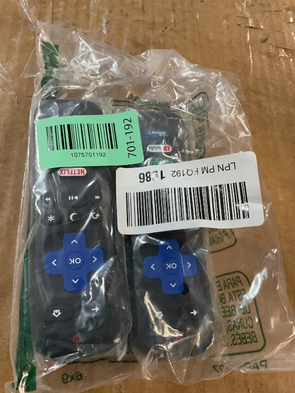 Photo 1 of (Pack of 2) Replacement Remote Control Only for Roku TV, Compatible for TCL Roku/Hisense Roku/Onn Roku/Sharp Roku/Element Roku/Westinghouse Roku/Philips Roku Smart TVs (Not for Roku Stick and Box)