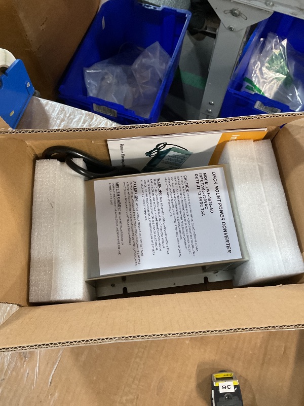 Photo 1 of ??????? WF-9875-AD 75 Amp RV Power Converter Charger, Replace for RV Camper WF-9800 Series, WF-9875, WF-9875-AD, for Lead-Acid/Lithium Battery Three-Stage Charge Rv Converter 75 Amp