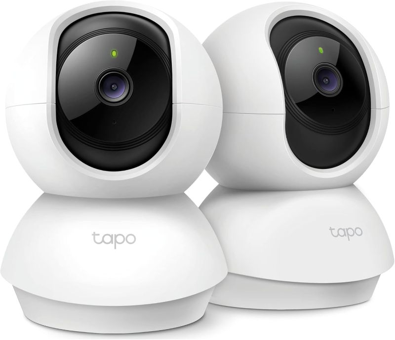 Photo 1 of ***MISSING PARTS***
Tapo 2K Pan/Tilt Security Camera for Baby Monitor, Dog Camera w/Motion Detection, 2-Way Audio Siren, Night Vision, Cloud&SD Card Storage, Works w/Alexa & Google Assistant, 2-Pack (Tapo C210P2)