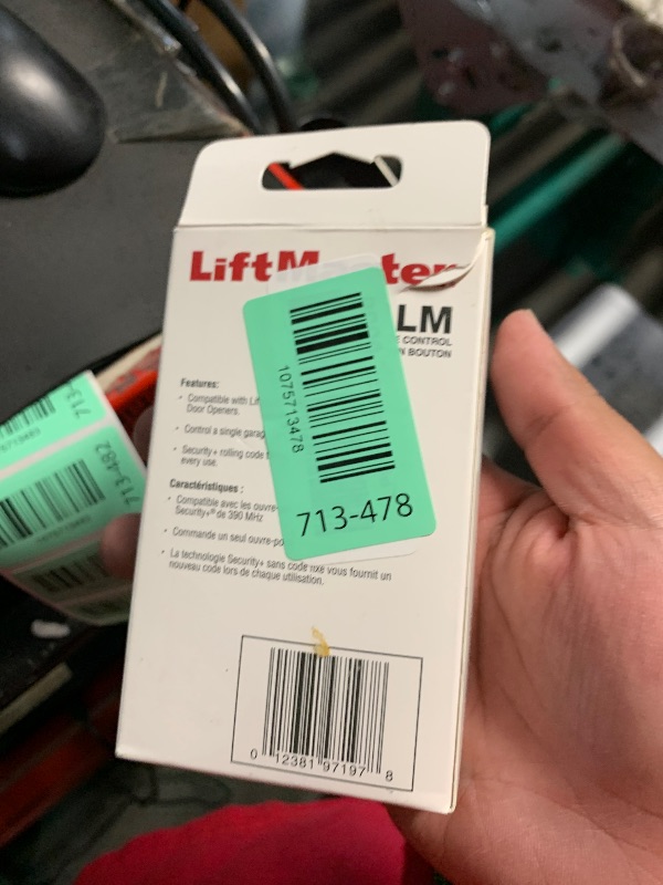 Photo 1 of ***CLIP MISISING***Chamberlain/Liftmaster 971LM Security Plus 1 Button-Sears/Craftsman Compatible