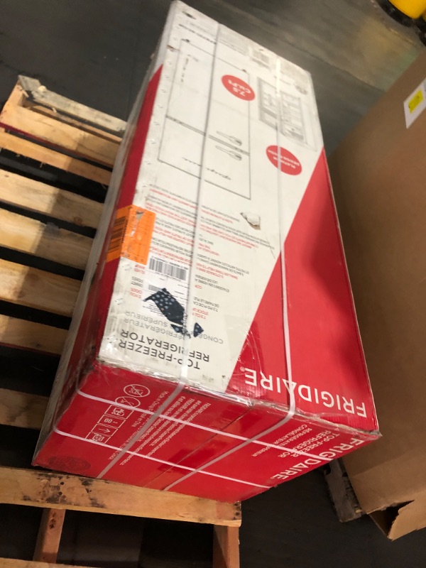 Photo 1 of ***FACTORY SEALED***dFrigidaire, 2 Door Apartment Size Refrigerator/Freezer Combo, 7.5 cu ft, Platinum Series, Stainless, 23" D x 21.5" W x 55.5" H