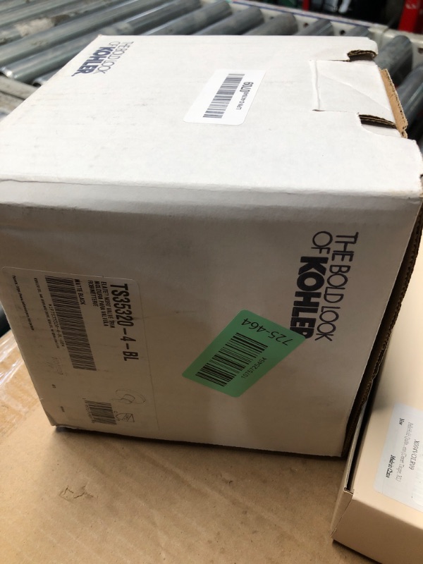 Photo 1 of ***MISSING PARTS***
KOHLER TS35320-4-BL, Elate Rite-Temp Valve Trim, Matte Black, Contemporary Bathroom Valve, High Durability