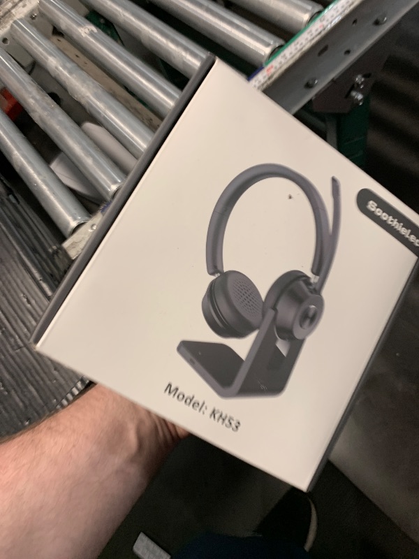 Photo 1 of (Upgraded Version) Wireless Headset, Bluetooth Headset with Noise Cancelling Microphone, Best Headphones with Mic Mute & USB Dongle for PC/Computer/Laptop/Cell Phones/Remote Work/Call Center