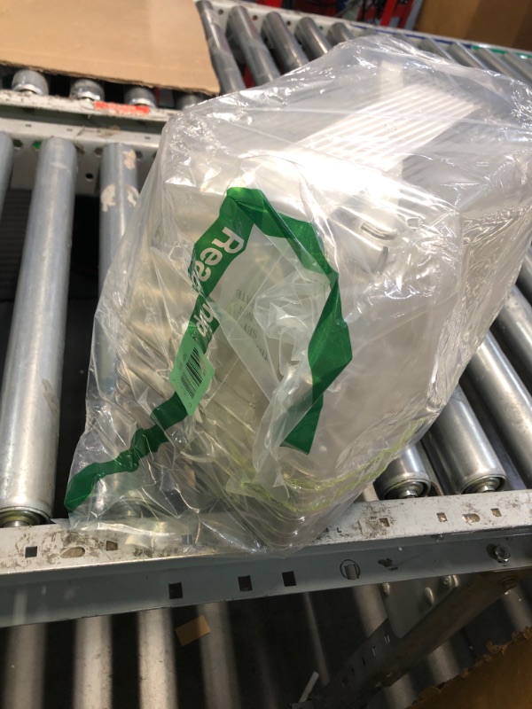 Photo 1 of ***SOME CONTINERS CRACKED*** 6 Pack Clear Plastic Storage Bins, 11" Large Pantry Organizer Bins with Handles, Plastic Containers for Refrigerator,BPA-Free Perfect for Kitchen,Fridge,Cabinet,Pantry,Bathroom,Closet Organization