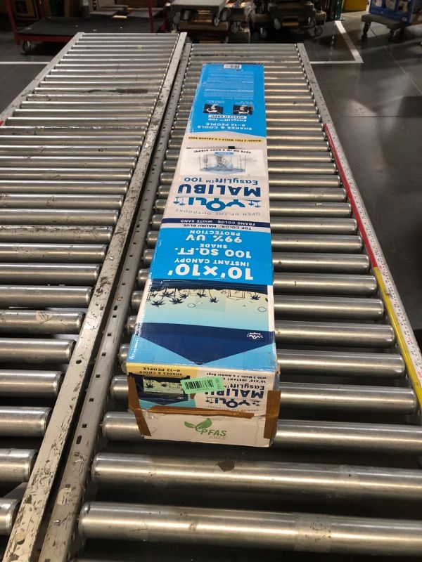 Photo 1 of ***DAMAGED - SEE NOTES/PICTURES***Yoli Malibu EasyLift 100 10' x 10' Straight Leg Instant Canopy Value Pack
(36)