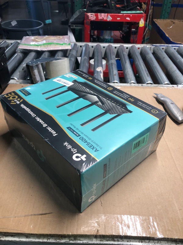 Photo 1 of ***FACTORY SEALED - OPENED FOR INSPECTION***TP-Link AXE5400 Tri-Band WiFi 6E Router (Archer AXE75), 2025 PCMag Editors' Choice, Gigabit Internet for Gaming & Streaming, New 6GHz Band, 160MHz, OneMesh, Quad-Core CPU, VPN & WPA3 Security