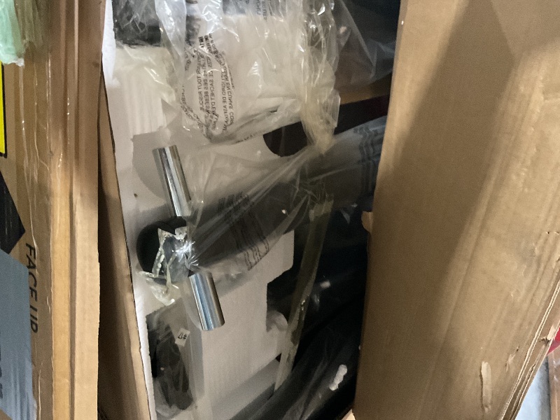 Photo 1 of ***FACTORY SEALED*** Silverback Height Adjustable In-Ground Basketball Hoop with Tempered Glass Backboard, Pro-Style Breakaway Rim, Pole and Backboard Pad