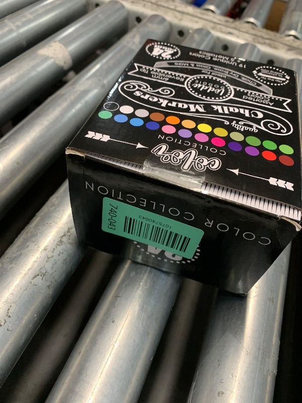 Photo 1 of ***PARTIAL SET - PRICE ADJUSTED***Loddie Doddie Chalk Markers - Pack of 24, 6mm Reversible Tips - Liquid Chalk Pens for Glass Surfaces & Windows - Erasable Pens for Chalkboard Calendar - Non-Toxic Chalkboard Markers