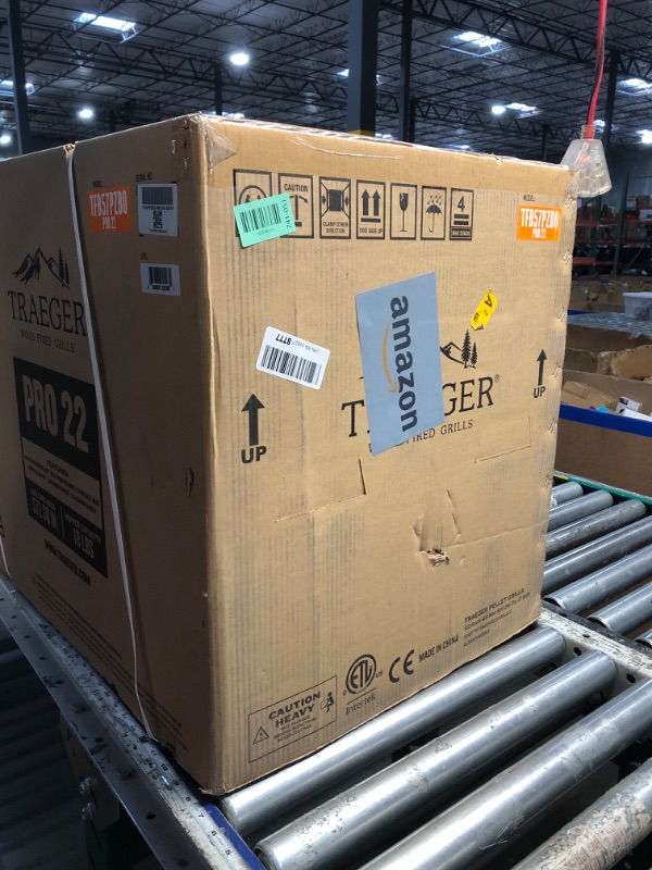 View 2 of ***FACTORY SEALED ***Traeger Grills Pro 22 Wood Pellet Grill & Smoker, Electric Pellet Smoker Grill Combo, 6-in-1 BBQ Versatility, 572 sq. in. Grilling Capacity, Meat Probe, 450 Degree Max Temperature, 18LB Hopper, Bronze