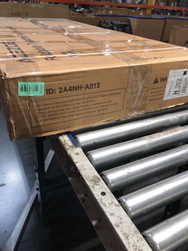 Photo 1 of ***FACTORY SEALED - OPENED FOR INSPECTION***Acezoe Folding Treamill with 15% AUTO Incline and Handle Bar, 3.0HP Treadmills for Home, Under Desk Treadmill with 300LBS Capacity, Walking Pad with Speaker, APP/Remote Control P30 Black Orange