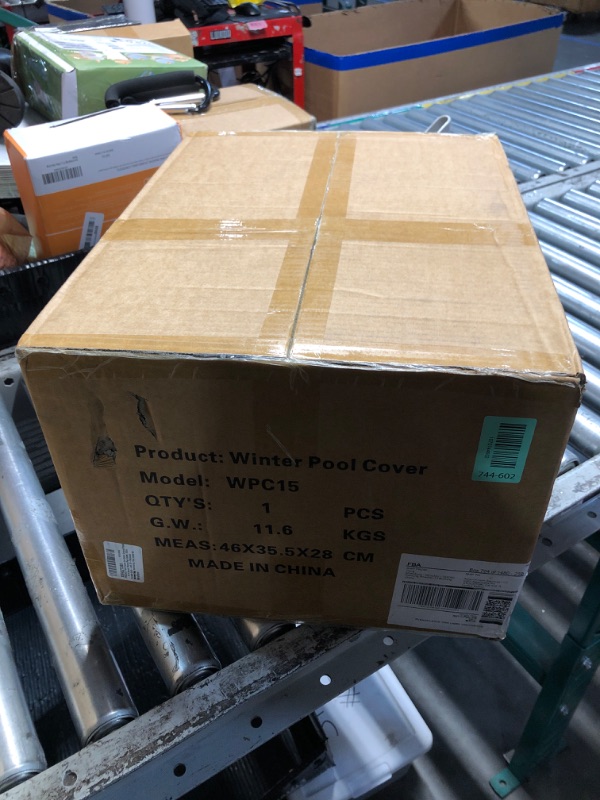 Photo 1 of ***FACTORY SEALED***POOLACC Pool Covers for Above Ground Pools - 24 ft Round Winter Pool Cover, Extra Durable Cold- and UV-Resistant Heavy-Duty Swimming Pool Cover for Winterizing