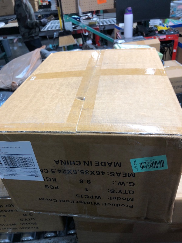 Photo 1 of ***FACTORY SEALED*** POOLACC Pool Covers for Above Ground Pools - 21 ft Round Winter Pool Cover, Extra Durable Cold- and UV-Resistant Heavy-Duty Swimming Pool Cover for Winterizing
