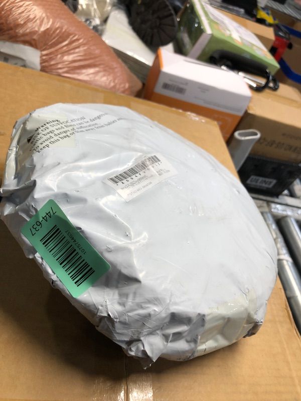 Photo 1 of ***FACTORY SEALED***MECCANIXITY 245mm IBC Lid Filter Cover, 45° Plastic IBC Tote Hose Adapter 1000L Rainwater Tank Container with Washable Nylon Filter for 275 Gallon Water Tanks, Red/White