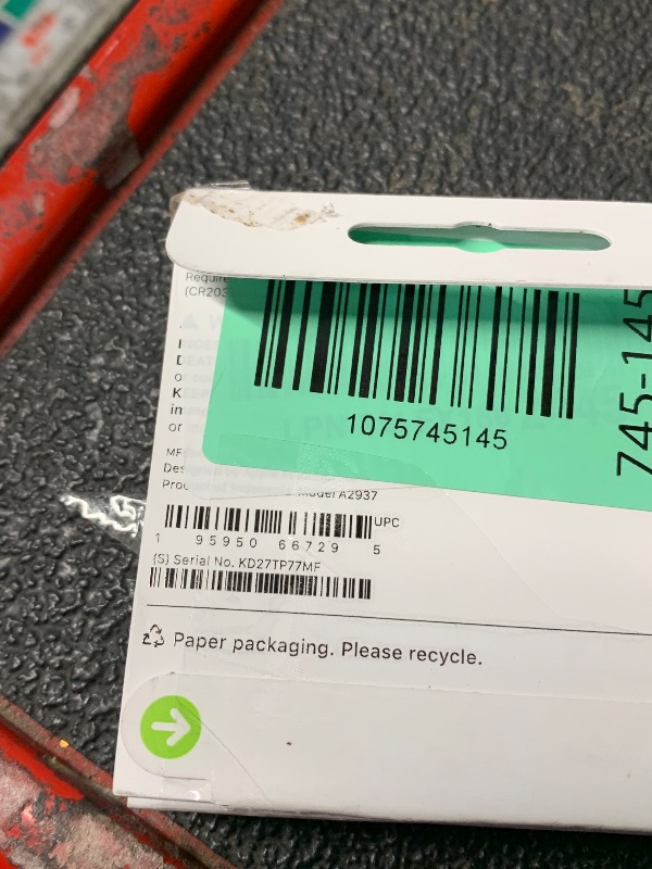 Photo 1 of ***FACTORY SEALED - OPENED FOR INSPECTION*** Apple AirTag (2nd Generation): Tracker for Keychain, Wallet, and More; Locator with Sound; Simple One-Tap Setup with iPhone or iPad; Key Finder with up to 1.5X Precision Finding Range