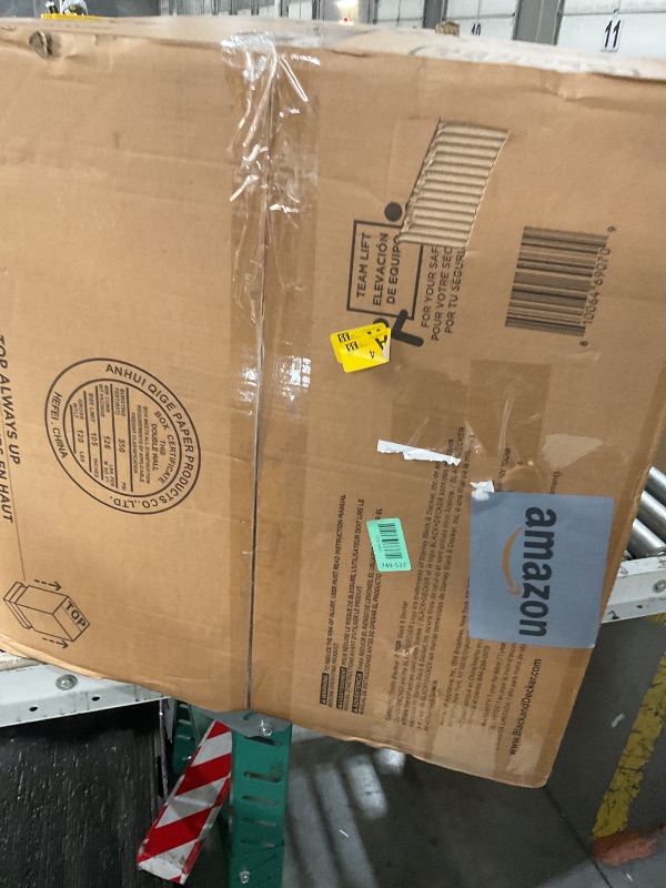 Photo 1 of ***DAMAGED/UNABLE TO TEST***BLACK+DECKER 3.0 Cu. Ft. Portable Washer, 26.5 lb. Capacity Washing Machine, 6 Cycles, Quick Connect Sink Adapter and Drain Hose Included, Transparent Lid & LED Display, BPW30MW, White