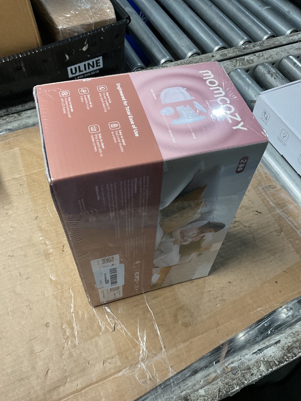Photo 1 of ***FACTORY SEALED - OPENED FOR INSPECTION***Momcozy Breast Pump S12 Pro Quick, Hands-Free Wearable & Wireless Pump, with DoubleFit Hybrid Flange, 3 Modes & 9 Levels Electric Pump Portable, Smart Display, 24mm Flange, 2 Count, Cozy White