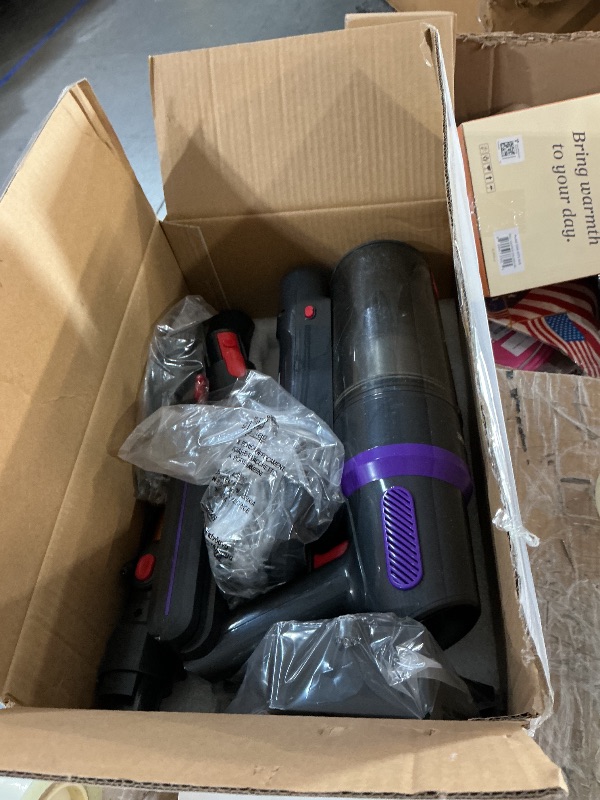Photo 1 of ** heavily used **
TechRise Cordless Vacuum Cleaner for Home, 550W 45KPa Powerful Suction with HEPA Filter, 60 Min Runtime,Self-Standing, Anti-Tangle Brush, LED Light for Pet Hair, Carpets, Hard Floor