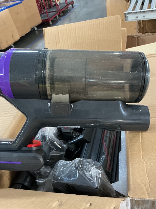 Photo 1 of ** heavily used **
TechRise Cordless Vacuum Cleaner for Home, 550W 45KPa Powerful Suction with HEPA Filter, 60 Min Runtime,Self-Standing, Anti-Tangle Brush, LED Light for Pet Hair, Carpets, Hard Floor