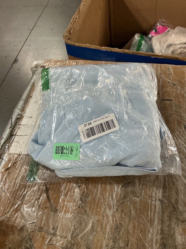 Photo 1 of ** have some stains on it **
Pinup Fashion Light Blue Plus Size Dresses Women Easter Wedding Guest Cocktail V Neck Faux Wrap Flutter Sleeve High Low Dress 22W