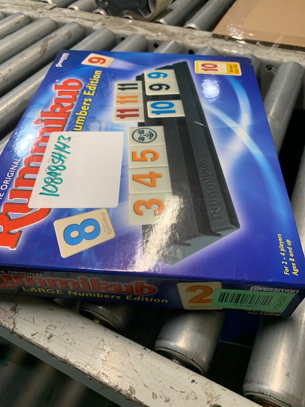 Photo 1 of **MISSING BLUE #5 TILE** Pressman Rummikub Large Numbers Edition - The Original Rummy Tile Game