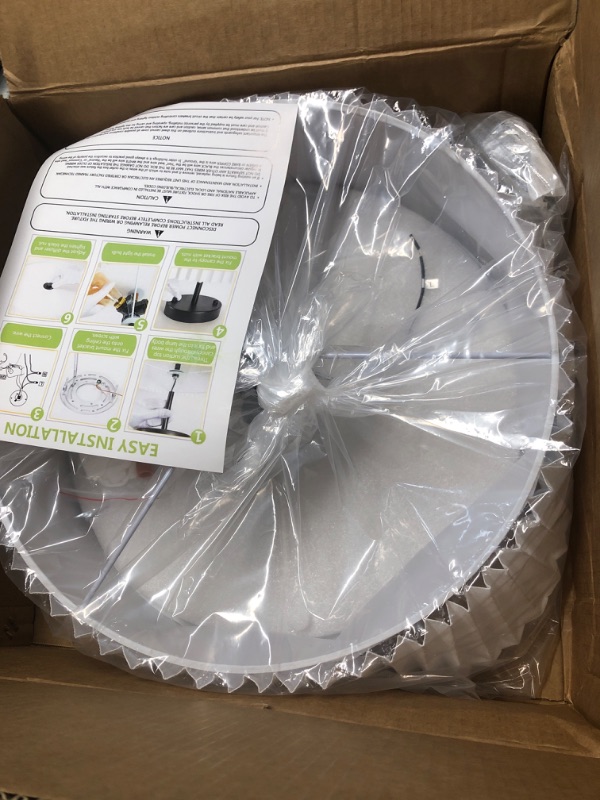 Photo 1 of ****FACTORY SEALED****
Bargeni 16.5 Inch Semi Flush Mount Ceiling Light,3 Light Modern Black Ceiling Light Fixture with Pleated Fabric Shade,Flush Mount Light Fixture for Bedroom,Living Room,Hallway,Dining Room