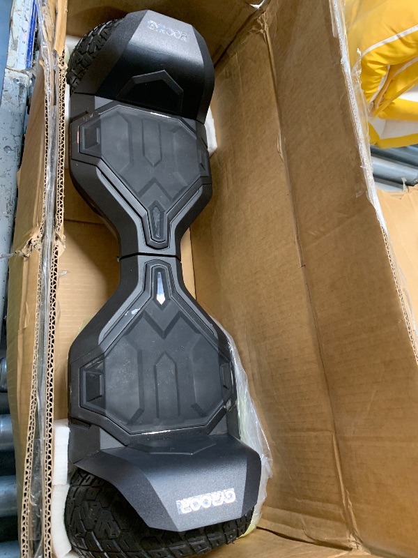 Photo 1 of **MISSING CHARGER** Gyroor Warrior 8.5 inch G2 All Terrain Off Road Scooter with Bluetooth Speakers and LED Lights, Self Balancing Scooter for Kids ages 6-12 and Adults