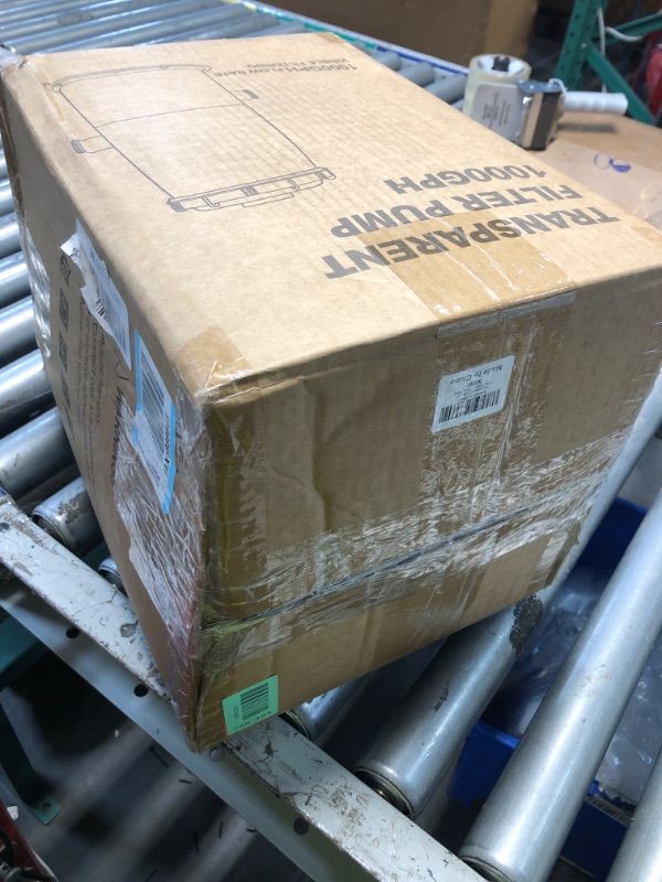 Photo 1 of **NOT IN ORIGINAL PACKAGING** BluClear Standard Series Above Ground Pool Filter Pump - 800 GPH Flow Rate | Rapid Circulation & Micro-Debris Filtration, Pool Cartridge Filter Pump System - Keep Water Crystal Clean & Clear-Deep Blue