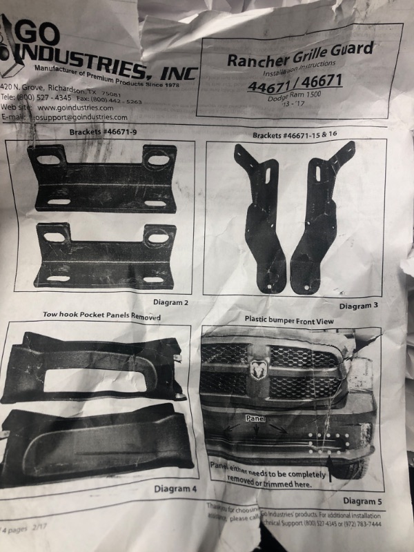 View 3 of ***STOCK PHOTO FOR REFERENCE ONLY***46671BBKIT – Replacement Bracket Kit for 46671/45671/44671