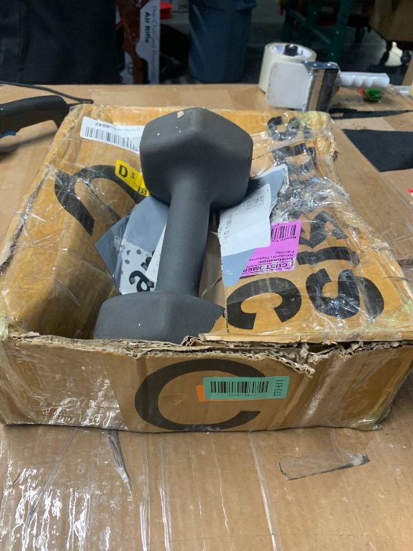 Photo 1 of ***MISSING PART***STOCK PHOTO FOR REFERENCE ONLY***CAP Barbell Barbell 25 LB Pair Coated Hex Dumbbell Weight