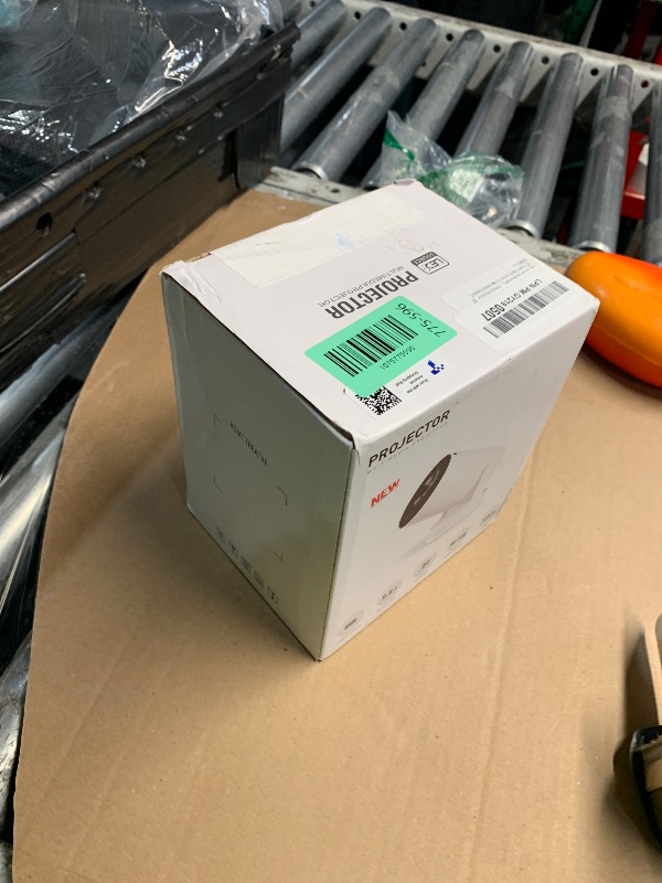 Photo 1 of ***FACTORY SEALED - OPENED FOR INSPECTION***Mini Projector with WiFi and Bluetooth, Support 4K 170 ANSI Auto Keystone Correction, 5W Soundbase Speaker, 210° Rotatable Portable Projector, 25"-110" Screen Video Projector for Smartphone/Laptop