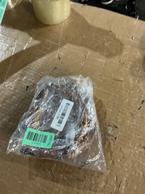 Photo 1 of ***MISSING PARTS***
8PCS D Shaped Imitation Bamboo Bag Handles Replacement Resin Handbag Handles for Clutch Purse DIY Straw Woven Rattan Tote Bag Making Decorations 2 Sizes (Brown2)