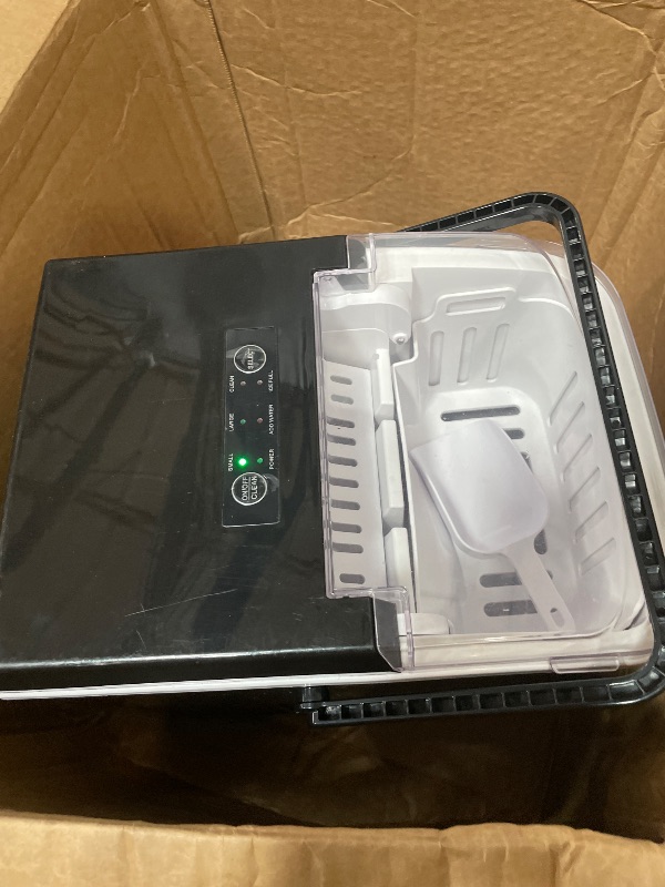View 3 of **PARTS ONLY** DUMOS Countertop Ice Maker with Handle, Portable Ice Machine for Home Black