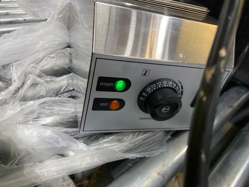 View 6 of 1000W Electric Chocolate Tempering Machine, Commercial Chocolate Melter with 2 Cylinders, Water Bath Heating, Adjustable Thermostat & Indicator Light, Stainless Steel Chocolate Warmer